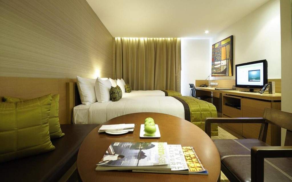 Quarto Premium do Anantara Sathorn Bangkok Hotel