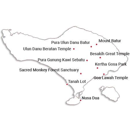 Bali map