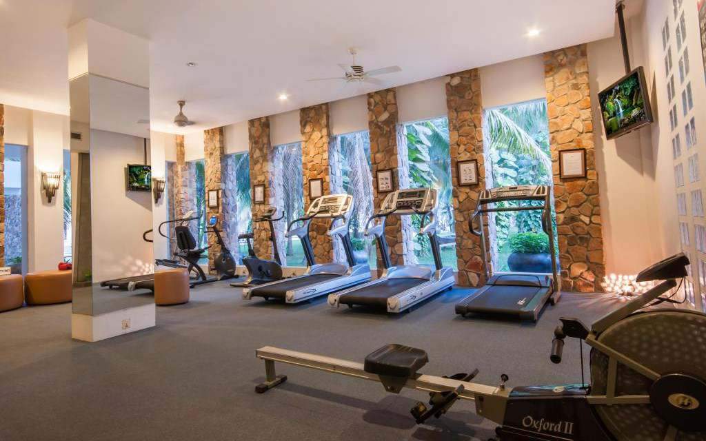 Centro de fitness do Lotus Blanc Resort