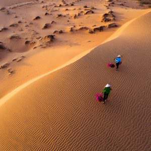 Red sand dunes of Mui Ne