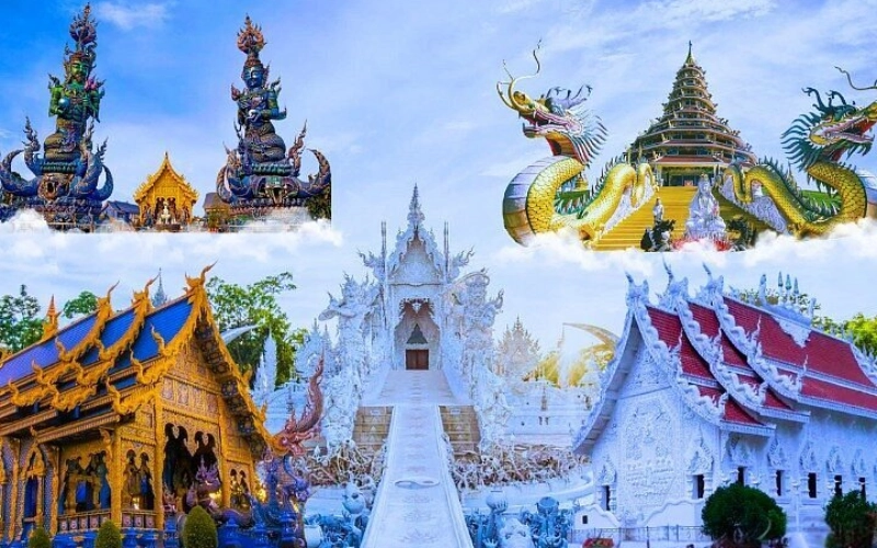 Chiang Rai tem templos artísticos e clima pacífico