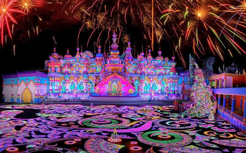 Espetáculo de luzes incrível vai te surpreender