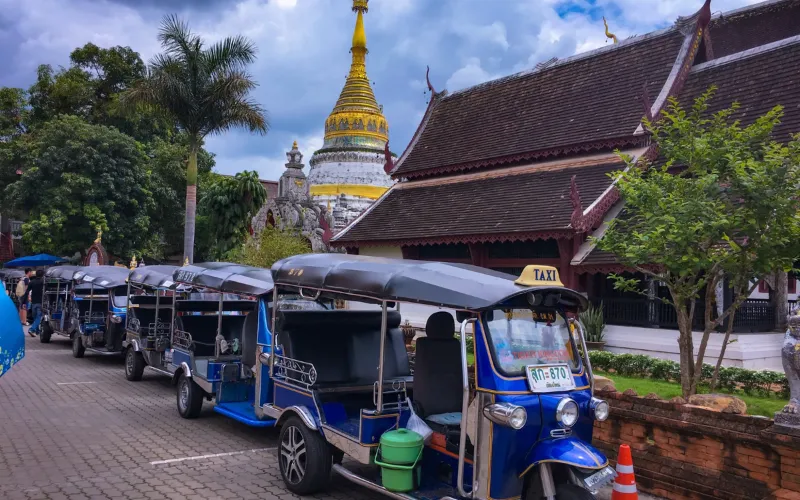 Chiang Rai tem transporte para todo tipo de viagem