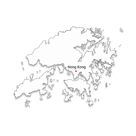 Hong Kong travel map