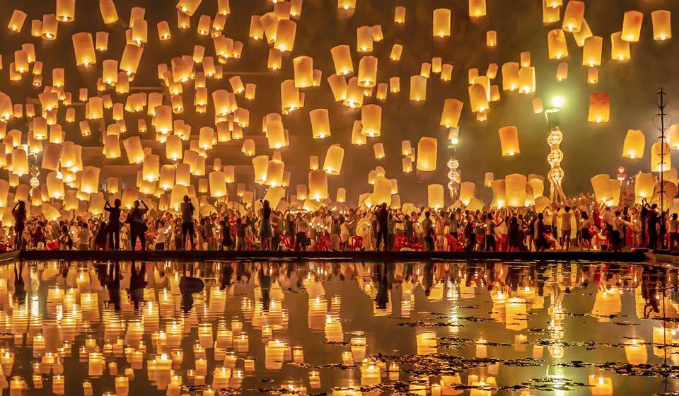 Viagem sozinha à Tailândia para o Festival das Lanternas de Chiang Mai