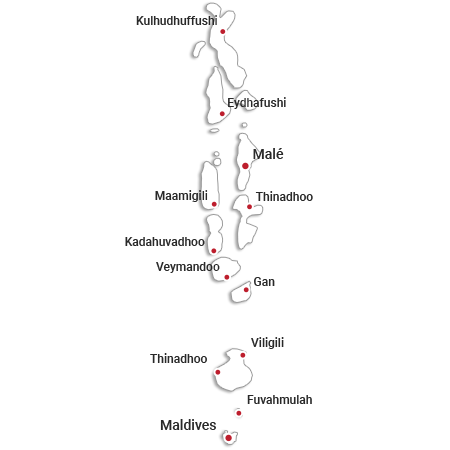 Maldives map