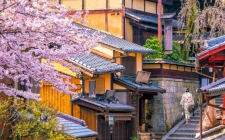 Japão e China na temporada das cerejeiras com guia em português