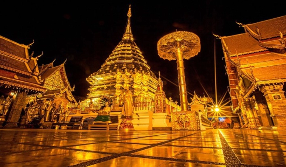 Viagem para Wat Phra That Doi Suthep