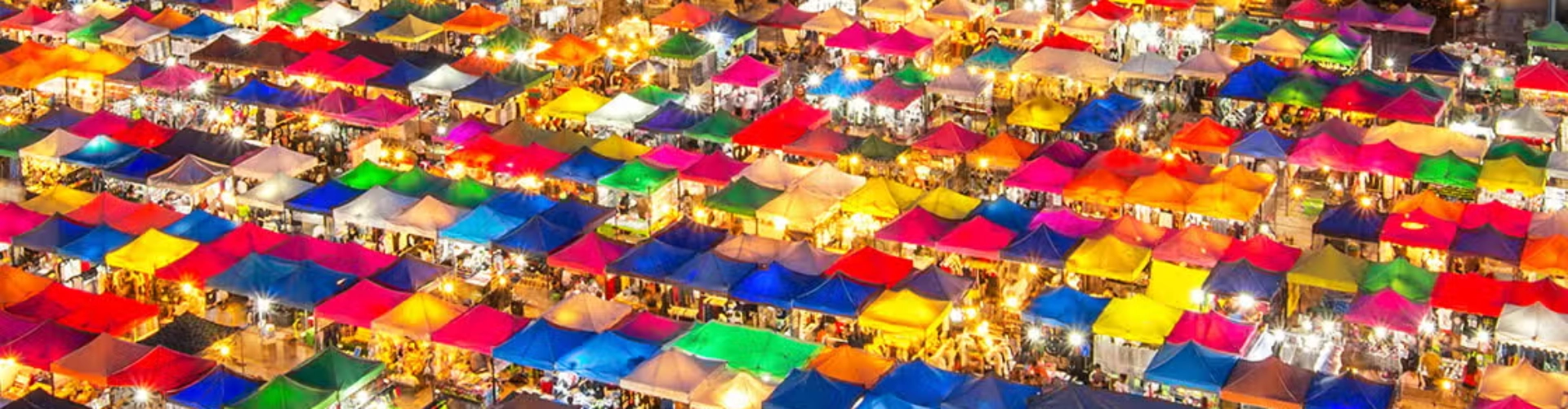 Viagem para Mercado de Chatuchak