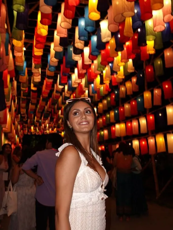 Festival das Lanternas sob o Céu Azul