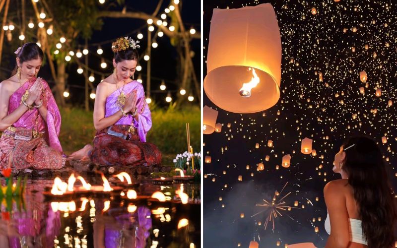 Yi Peng vs Loy Krathong