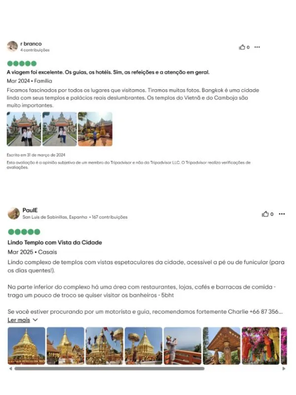Opiniões sobre Wat Phra That Doi Suthep por quem já visitou