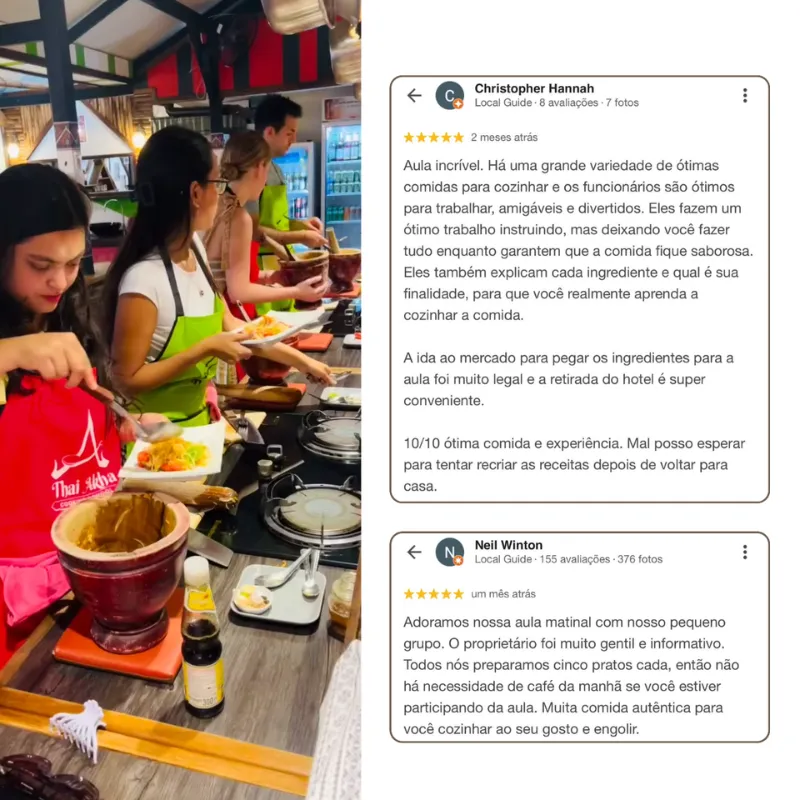 De tuk-tuk a aula, mergulhe na gastronomia