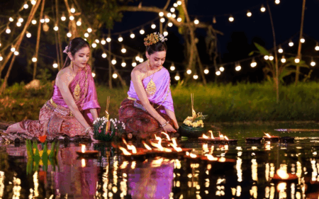 Festival de las linternas en Tailandia 2025