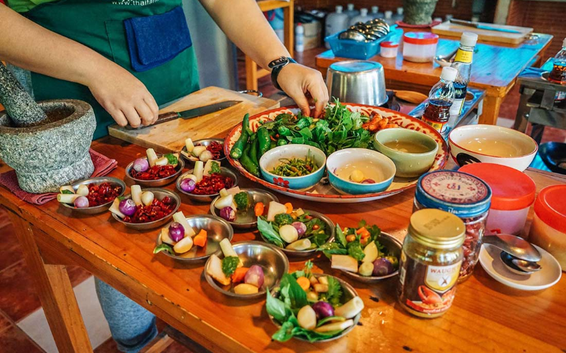 Apaixonados por comida amam cozinhar em Chiang Mai