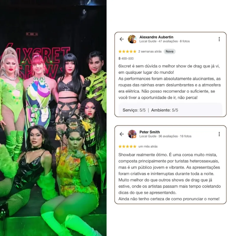 O 6ixcret Show encanta visitantes com performances de tirar o fôlego