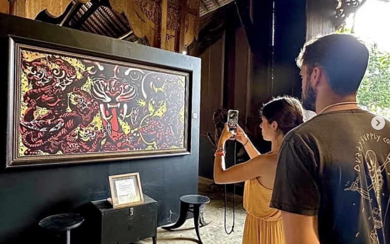 Cada obra reflete alma de Thawan e o ciclo da vida