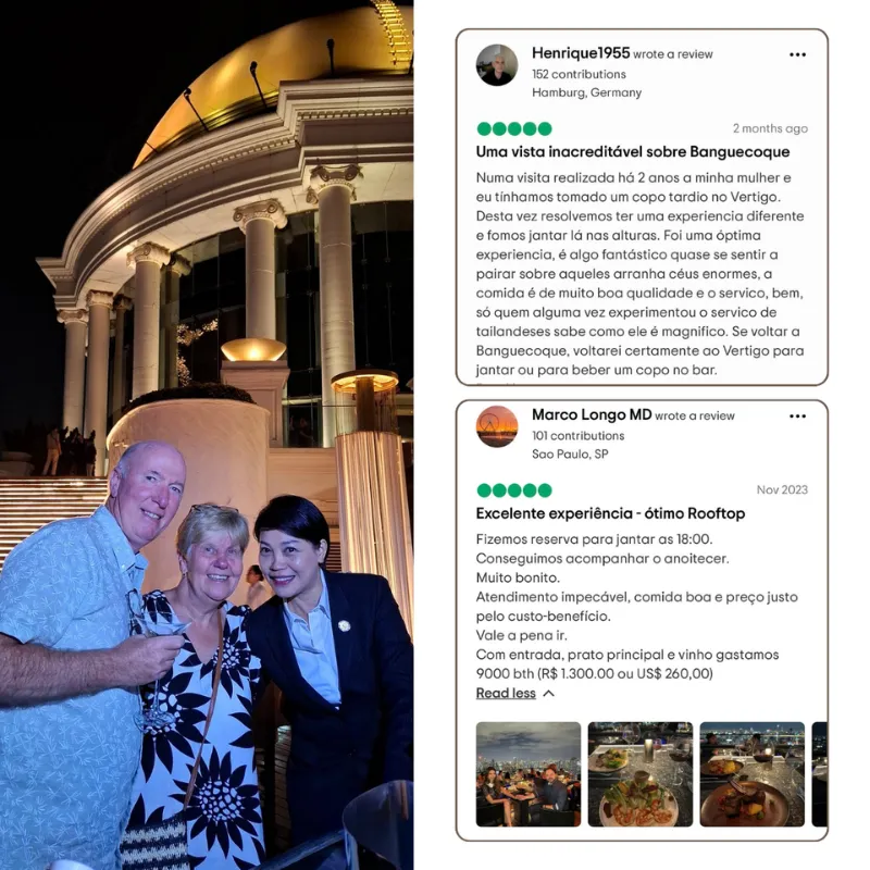 Bares rooftop têm ótima comida e vista deslumbrante