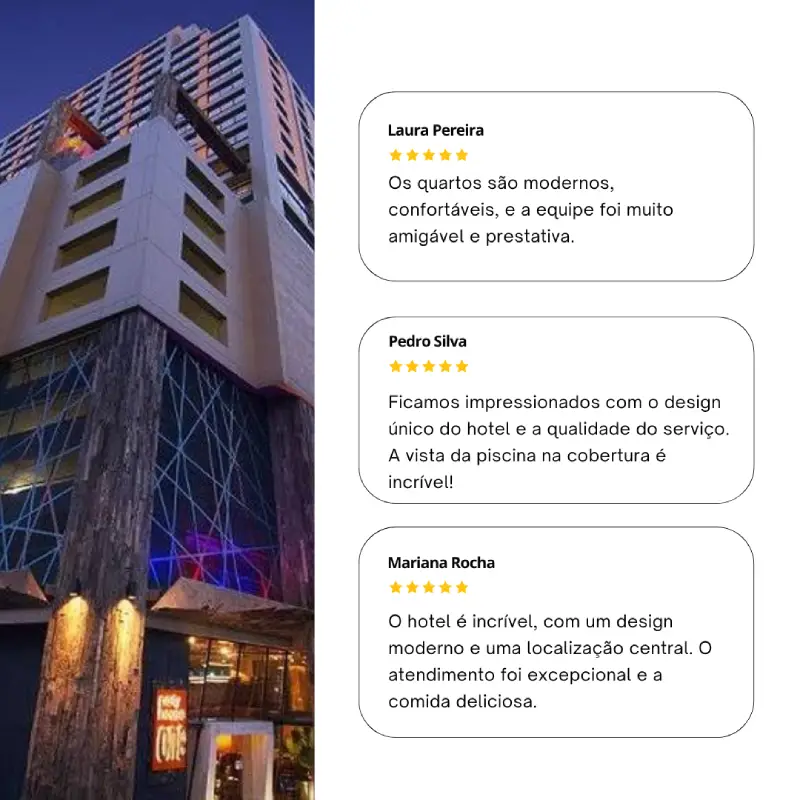 Hóspedes adoram decoração, bar e localização central