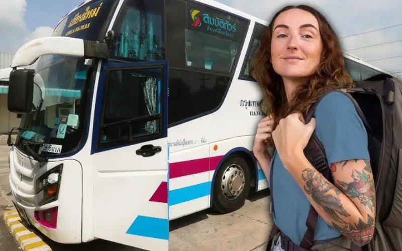 Estação Ferroviária de Charoen Muang em Chiang Mai.