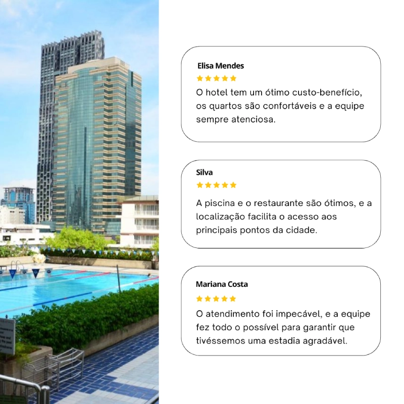 Hóspedes elogiam atendimento, limpeza e bom custo-benefício