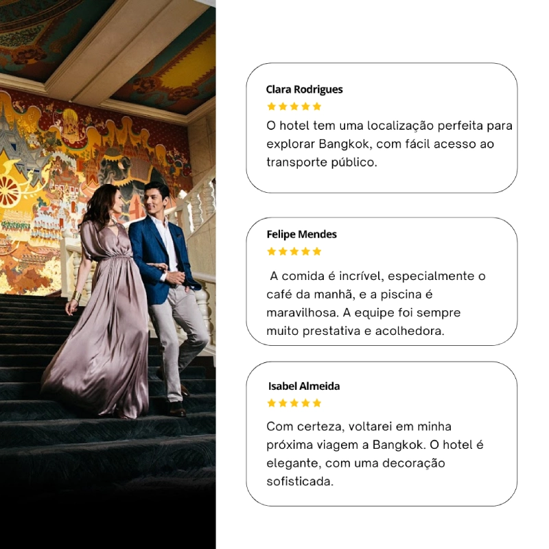 Hóspedes adoram arquitetura, gastronomia e ótimo serviço