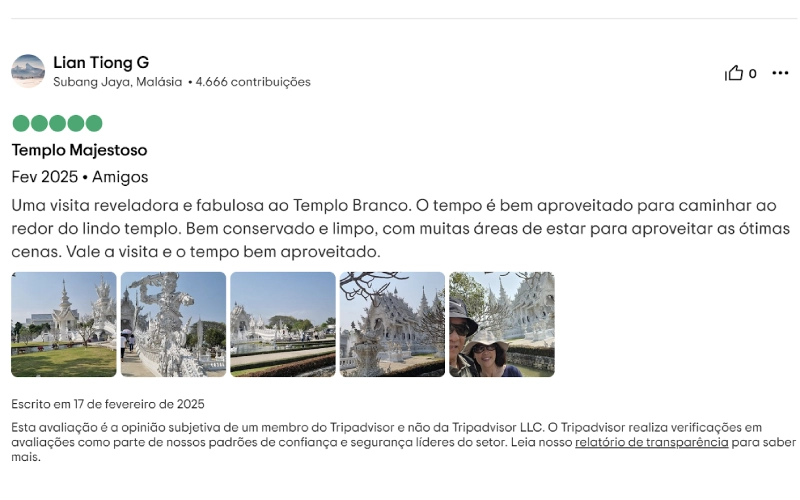 Templo Branco encanta com paisagens e tranquilidade