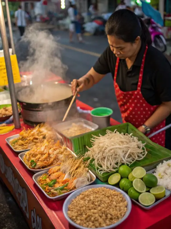 Bangkok é famosa pela cultura vibrante de comida de rua