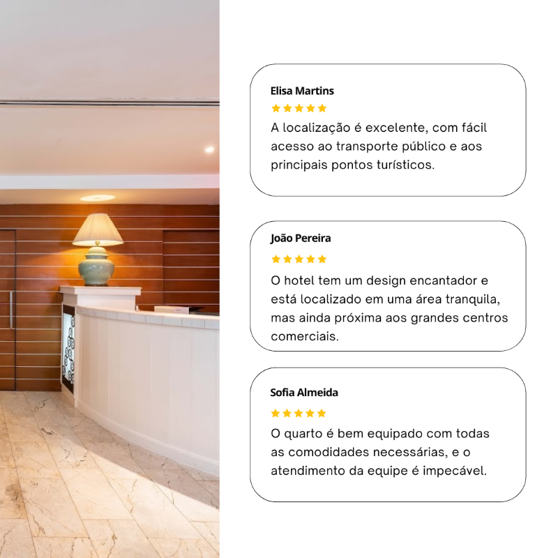 Hóspedes elogiam equipe simpática, conforto e localização