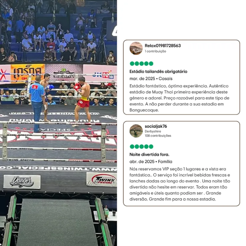 Ingressos justos e petiscos agradam no Muay Thai