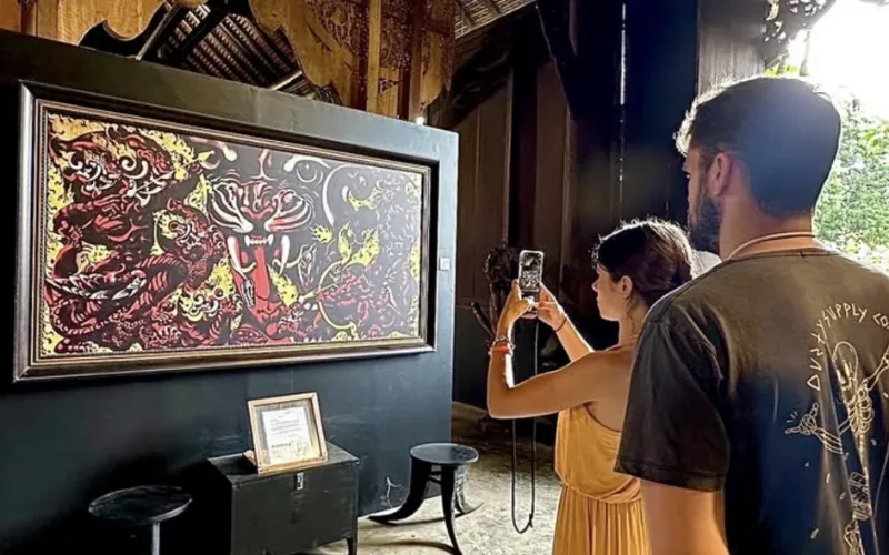 Cada obra reflete alma de Thawan e o ciclo da vida