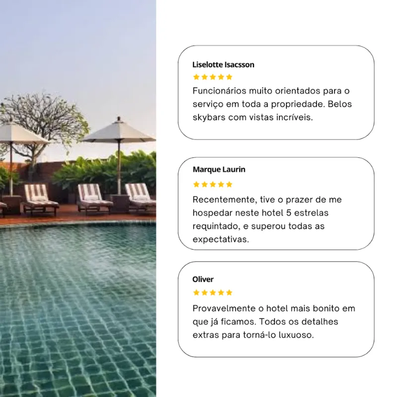 Hóspedes apreciam os restaurantes no topo, serviço impecável e quartos espaçosos