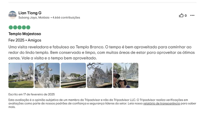Templo Branco encanta com paisagens e tranquilidade