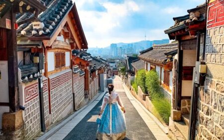 Japão e Coreia do Sul com guia em português.