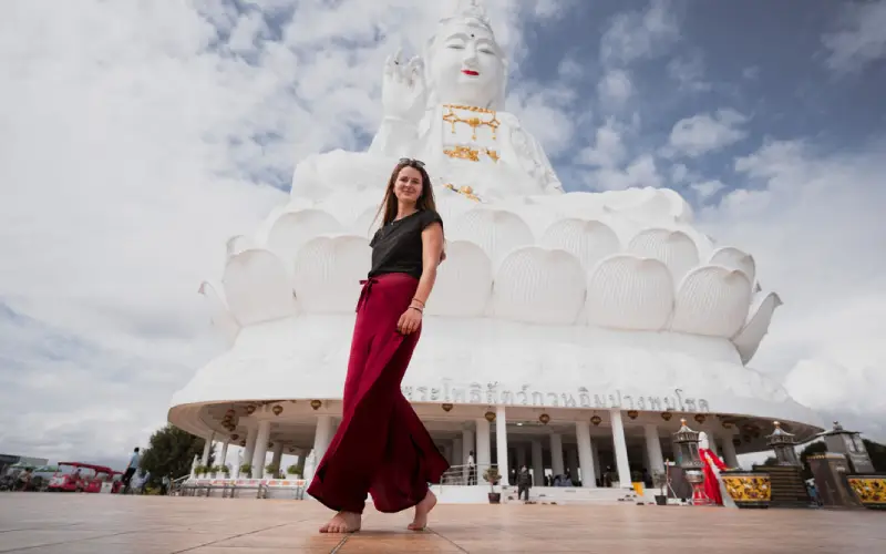 Visitantes sentem paz ao lado da presença imponente