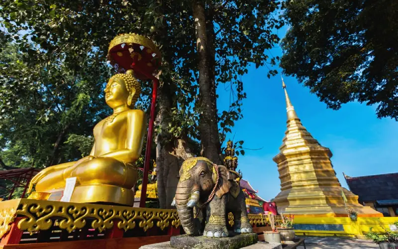 Neste local nasceu o coração espiritual de Chiang Rai