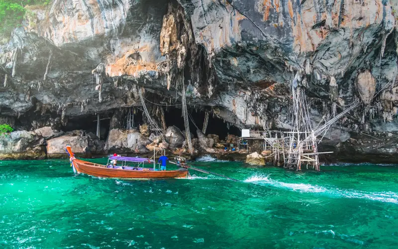 Milhares de andorinhões vivem na caverna local