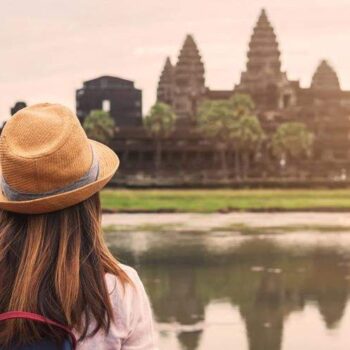 Pacote de viagem para Coreia do Sul, Vietnã, Camboja e Tailândia.