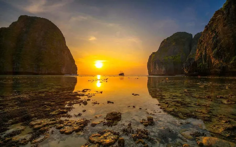 Veja o pôr do sol e comece a diversão