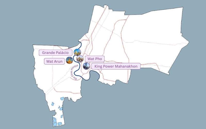 Visite templos e jante no cruzeiro ao pôr do sol