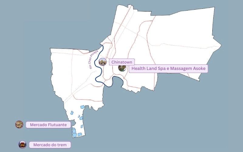 Explore mercados e feche o dia com massagem relax