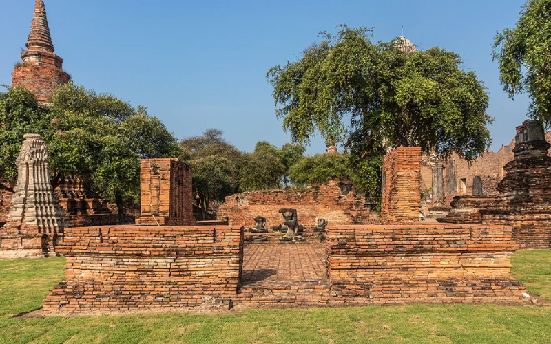 Wat Ratchaburana foi templo real em Ayutthaya