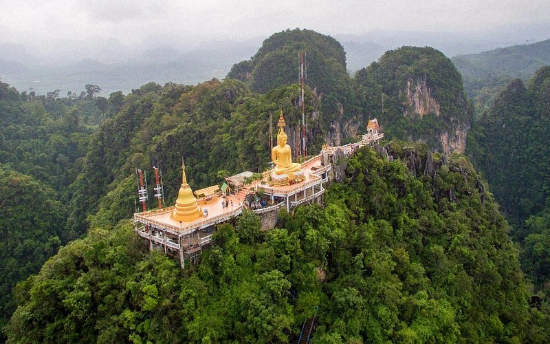 Wat Tham Sua é templo sagrado da Caverna do Tigre