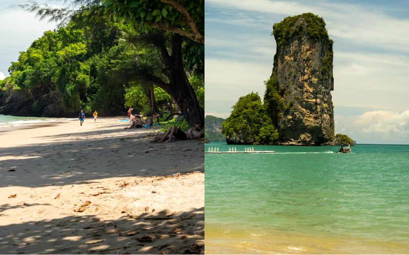 Caminhar até a Monkey Trail e Praia de Phai Plong