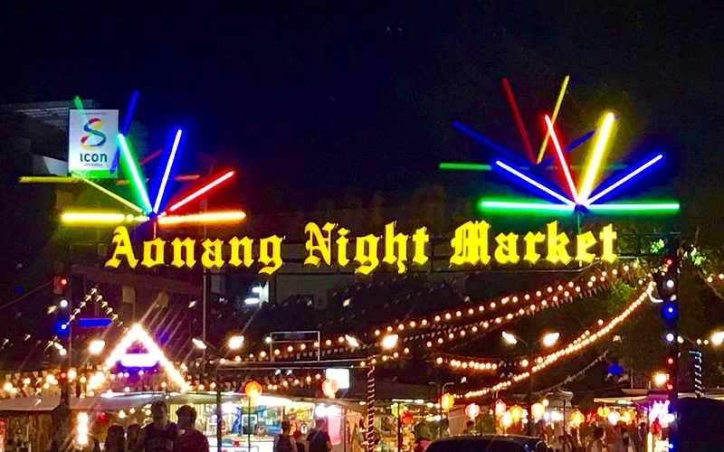 Ao Nang Landmark é ideal para comida e música