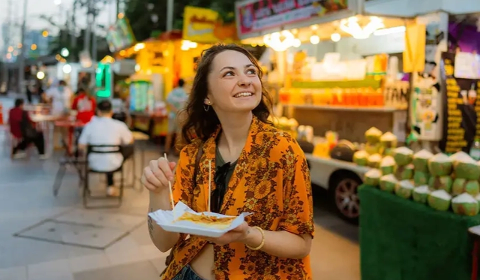 Comidas exóticas da Tailândia