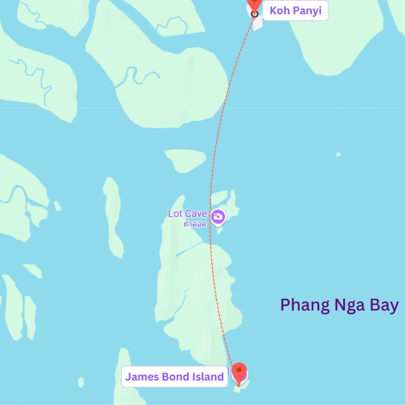 Dia cinco inclua a famosa Ilha James Bond