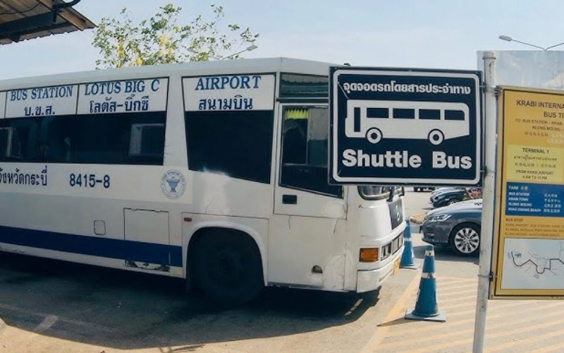Pegue ônibus direto para Ao Nang e economize
