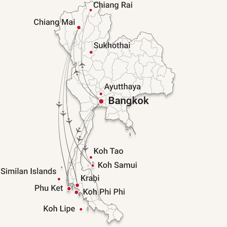 Destinos Tailandia