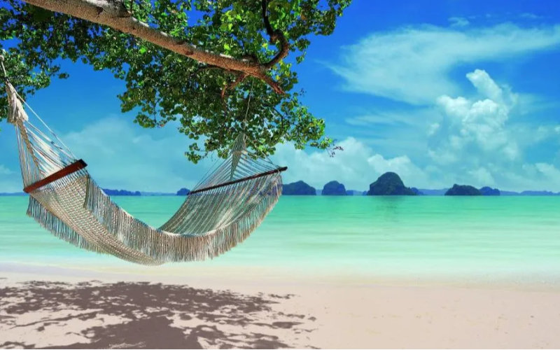 Praia de Tub Kaek é serena e perfeita para refúgios tranquilos